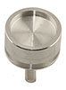 REM Stiftprobenhalter, Ø 12,7 x 7 mm, 1,5 mm tiefe Wanne, Aluminium